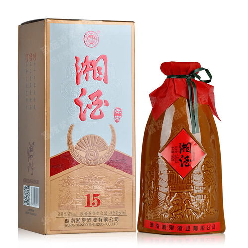 湘泉浓酱白酒价格表，湘泉52度浓酱兼香型