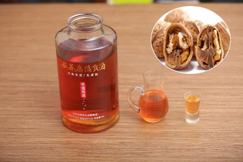 核桃泡白酒图片大全，核桃仁泡白酒的功效和作用